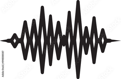 Vector sound wave icon