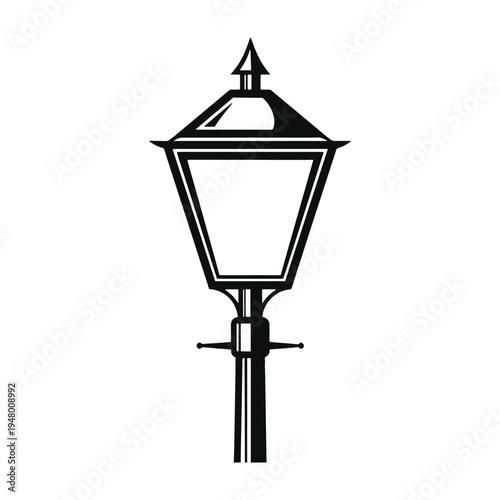 Vintage Street Lamp Post Icon