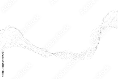 Abstract wavy lines illustration.