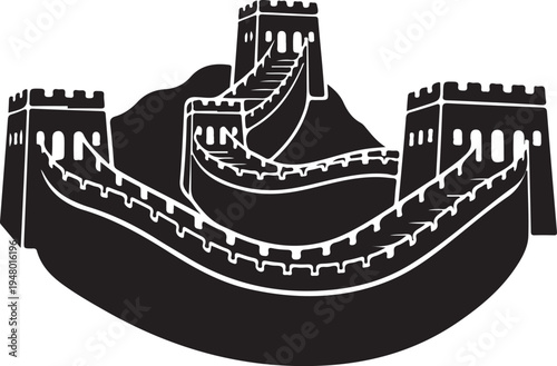 Great Wall of China ancient fortification architecture landmark  historic series