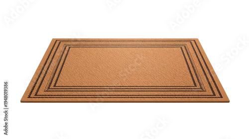 brown floor mat