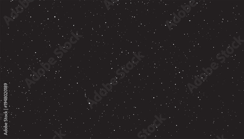 Realistic snowfall, fine small white powder snow specks vector background.