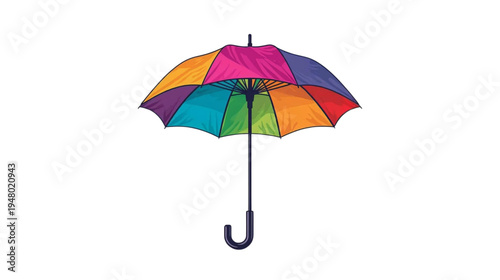 beautiful colorful umbrellas