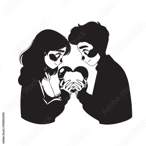 Two Adults and a Baby Shared Moment of Tender Love and Family Connection.