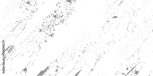 Abstract grunge texture background with diagonal scratch marks and distressed lines on a gray surface, rough worn metal or concrete texture, monochrome minimal design, high-detail scratches vector.