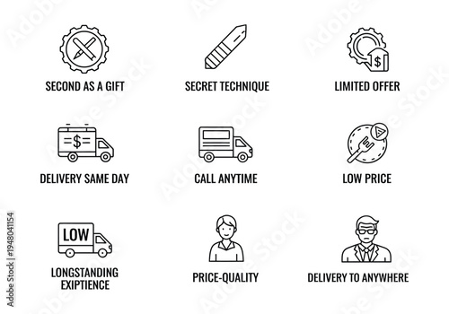 Common logistics and delivery service limitations and features