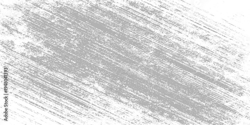 Abstract grunge texture background with diagonal scratch marks and distressed lines on a gray surface, rough worn metal or concrete texture, monochrome minimal design, high-detail scratches vector.