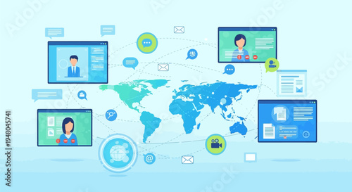 Global Online Meeting and Video Conferencing.