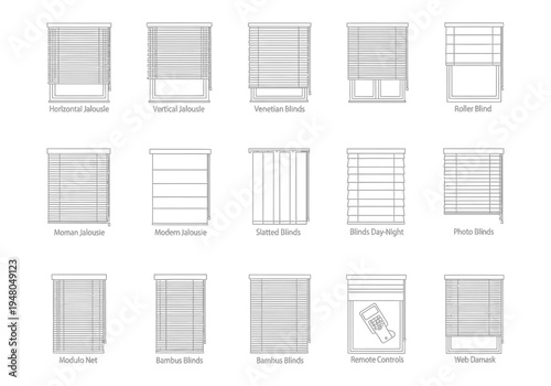 Architectural and structural diagram examples of various building elements and sections