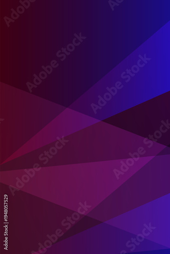 Abstract Geometric Dark Purple and Blue Gradient Polygon Background. vector illustration