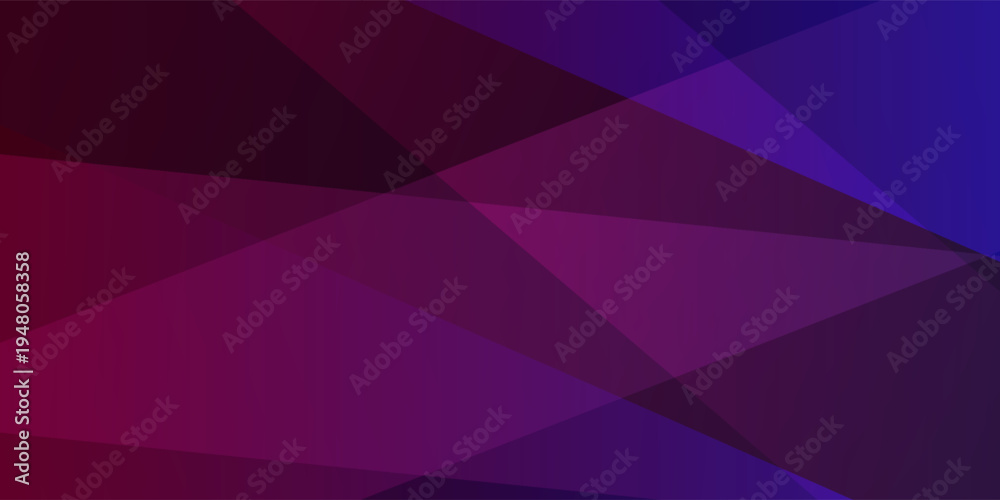 Obraz premium Abstract Geometric Dark Purple and Blue Gradient Polygon Background. vector illustration