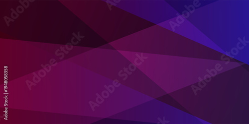 Abstract Geometric Dark Purple and Blue Gradient Polygon Background. vector illustration