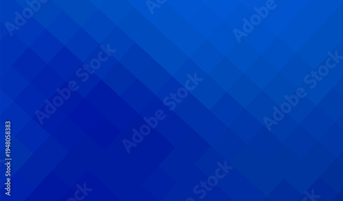 Abstract Blue Geometric Gradient Background with Layered Square Pattern, Modern Royal and Cobalt Blue Digital Texture, Minimal Technology Wallpaper for Corporate Design and Web Templates