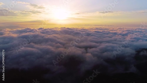 Wallpaper Mural Breathtaking Aerial Video of Majestic Sea of Clouds Torontodigital.ca