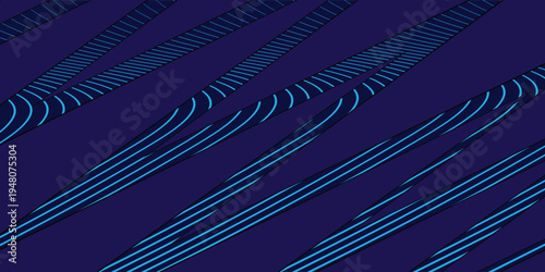 integrated line wave with line tear