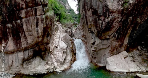 Wallpaper Mural 4K Aerial View of Majestic Zhangshan Grand Canyon in China Torontodigital.ca