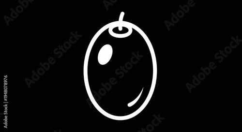 Simple Black Olive on Black.