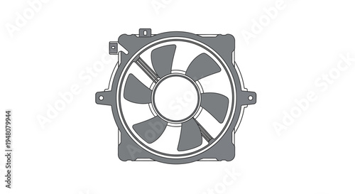 Car Radiator Cooling Fan.