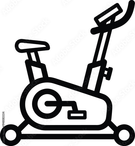 exercise bike icon