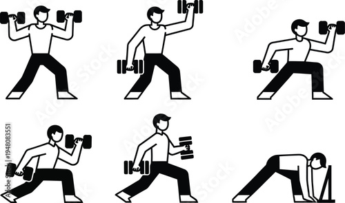 Dumbbell exercises for strength training