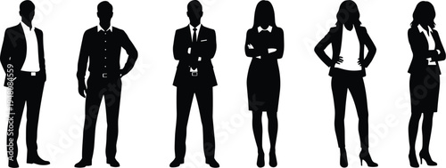 Business Team Silhouette Collection