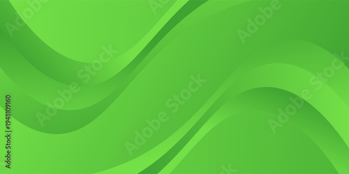 Modern liquid background with green gradient. Dynamic shape composition. eps10 vector