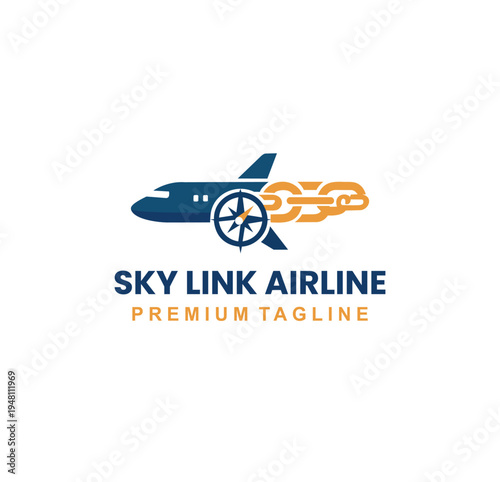 Professional modern logo combining a wing and a highway road.