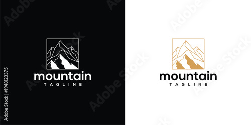 Mountain Logo Design - Minimalist Peaks for Adventure Brands.