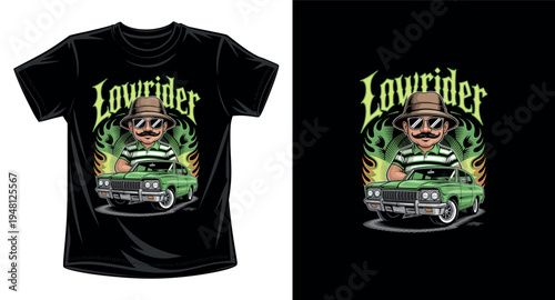 Car graphic vector art t-shirt design print template