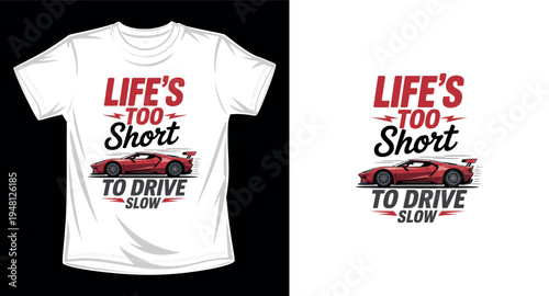 Car graphic vector art t-shirt design print template