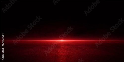 An abstract motion design backdrop featuring glowing red and green light rays and fire flares waving through dark black space with a bright textured color animation loop