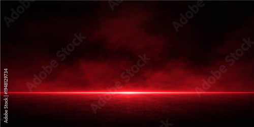 A dark red abstract background featuring a motion loop of glowing rays and textured waves creates an artistic energy pattern perfect for a wallpaper design or backdrop animation