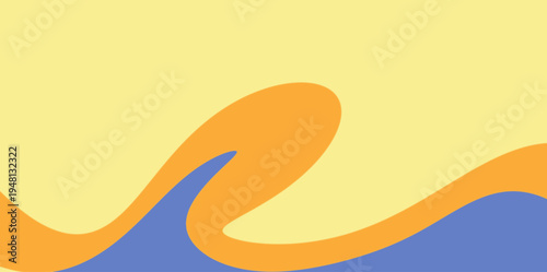 Soft gradient vector illustration background. Gentle abstract curves with smooth color transitions creating calm and modern visual atmosphere ideal for minimal branding and clean presentation.
