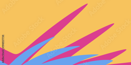 Abstract Spiky Energy Vector Illustration. Intense spiky energy abstract vector background illustration with sharp overlapping lines and a high-impact creative layout.