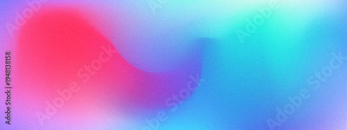 Vector Abstract colorful background with gradient blending and smooth color transitions with iridescent waves to evoke creativity, art and design