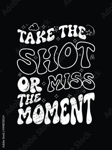 Inspirational quote with white text on black background