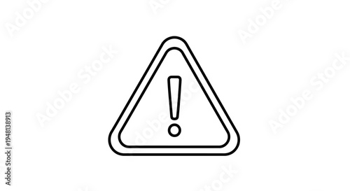 Warning Sign Exclamation Mark Symbol.