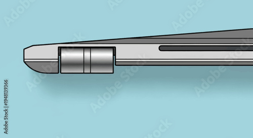 Abstract view of a precision mechanical component.