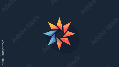 A calming, solid navy blue background evokes stability and trust. Perfect for website headers, presentations, or marketing materials needing a profess