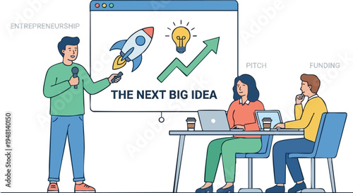 Startup Pitch Presentation for The Next Big Business Idea