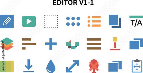 Comprehensive glyph icon set featuring various modern kitchen stoves, gas ranges, electric hobs, portable camping burners, and microwave ovens,