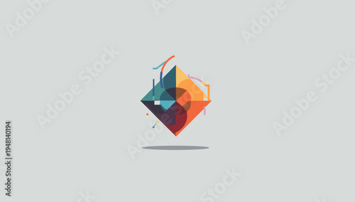 A soft, light gray gradient background evokes calm and simplicity. Perfect for website designs, presentations, or digital marketing needing a clean ae