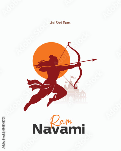 Happy Ram Navami Social Media Post, Web Banner , Story , Status , Print 