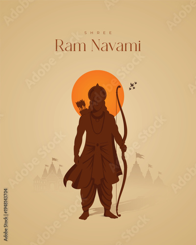 Happy Ram Navami Social Media Post, Web Banner , Story , Status , Print 