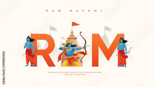 Happy Ram Navami Social Media Post, Web Banner , Story , Status , Print 