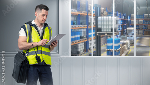 Warehouse logistics. Superv...