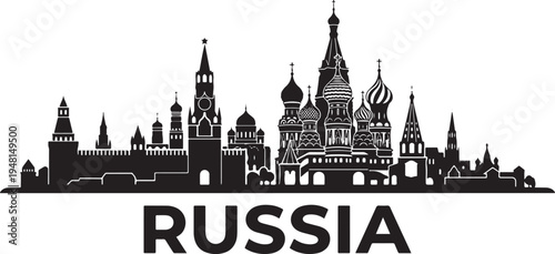 Stunning Moscow cityscape with iconic Russian architecture