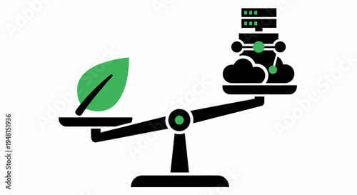 Balancing technology and environmental sustainability.