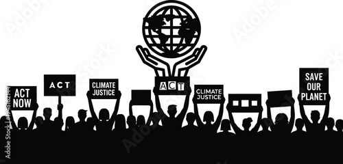 climate change protest, save planet