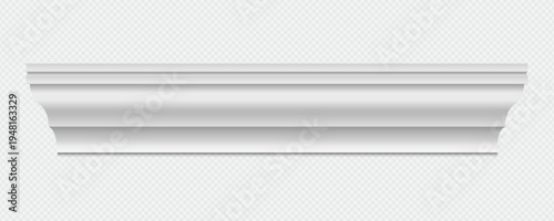 Classic Decorative Wall and Ceiling Molding Set – Elegant Crown Molding, Baseboard, and Architectural Trim Vector Collection